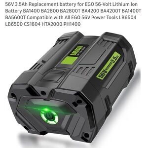 56V 3.5Ah Battery for EGO Tools, Fits BA1400 BA2800 BA4200 BA5600T Models